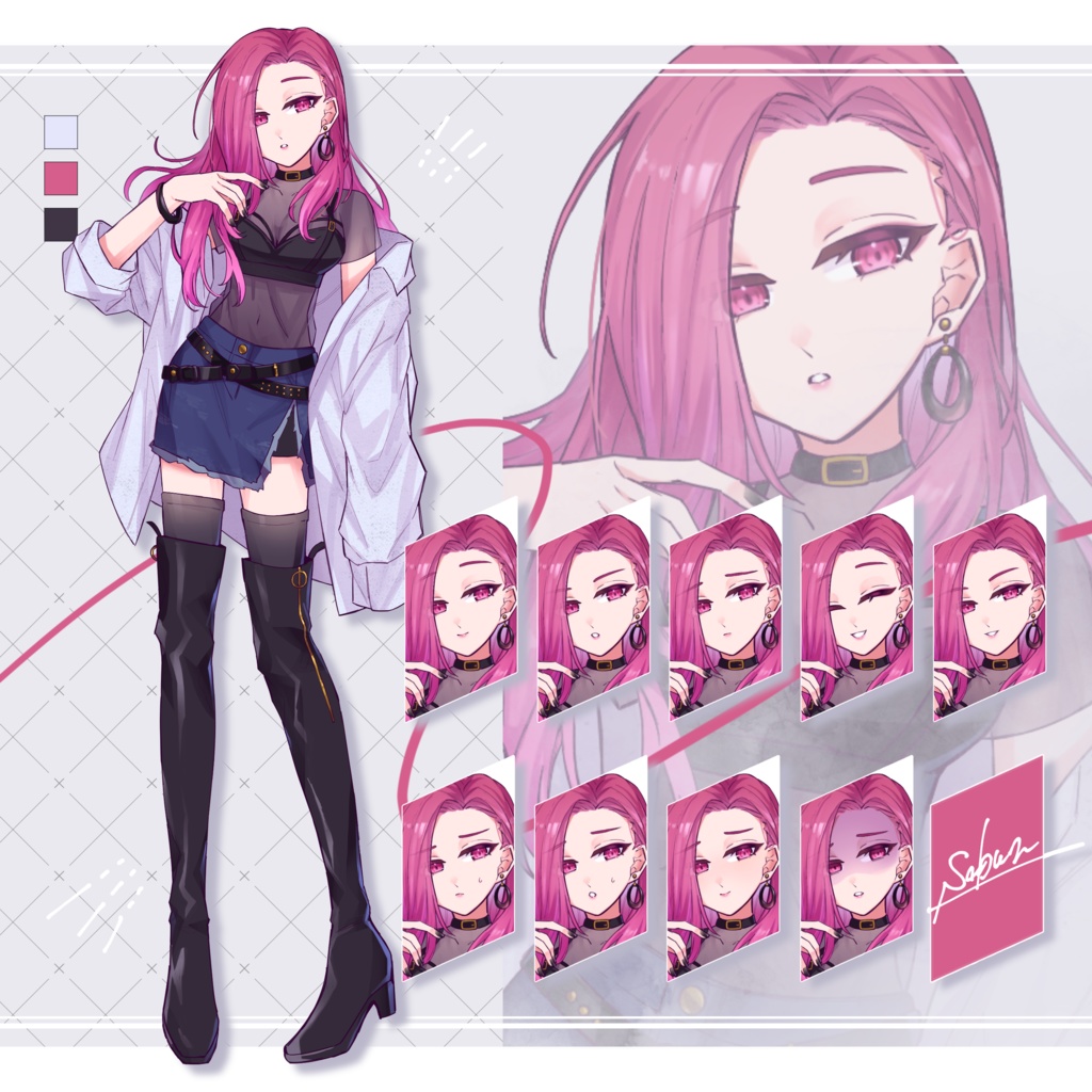 【無料あり】ファッションガール【立ち絵素材_05】