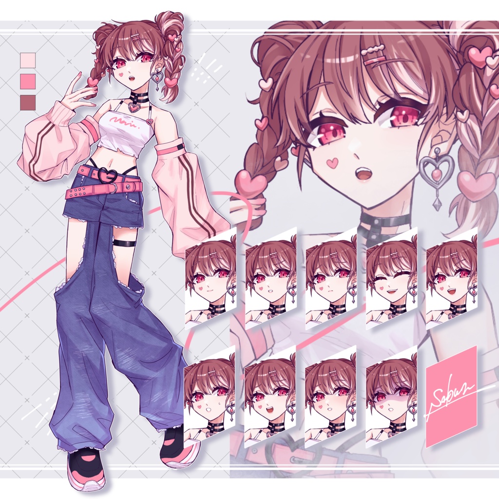 【無料あり】ファッションガール②【立ち絵素材_08】