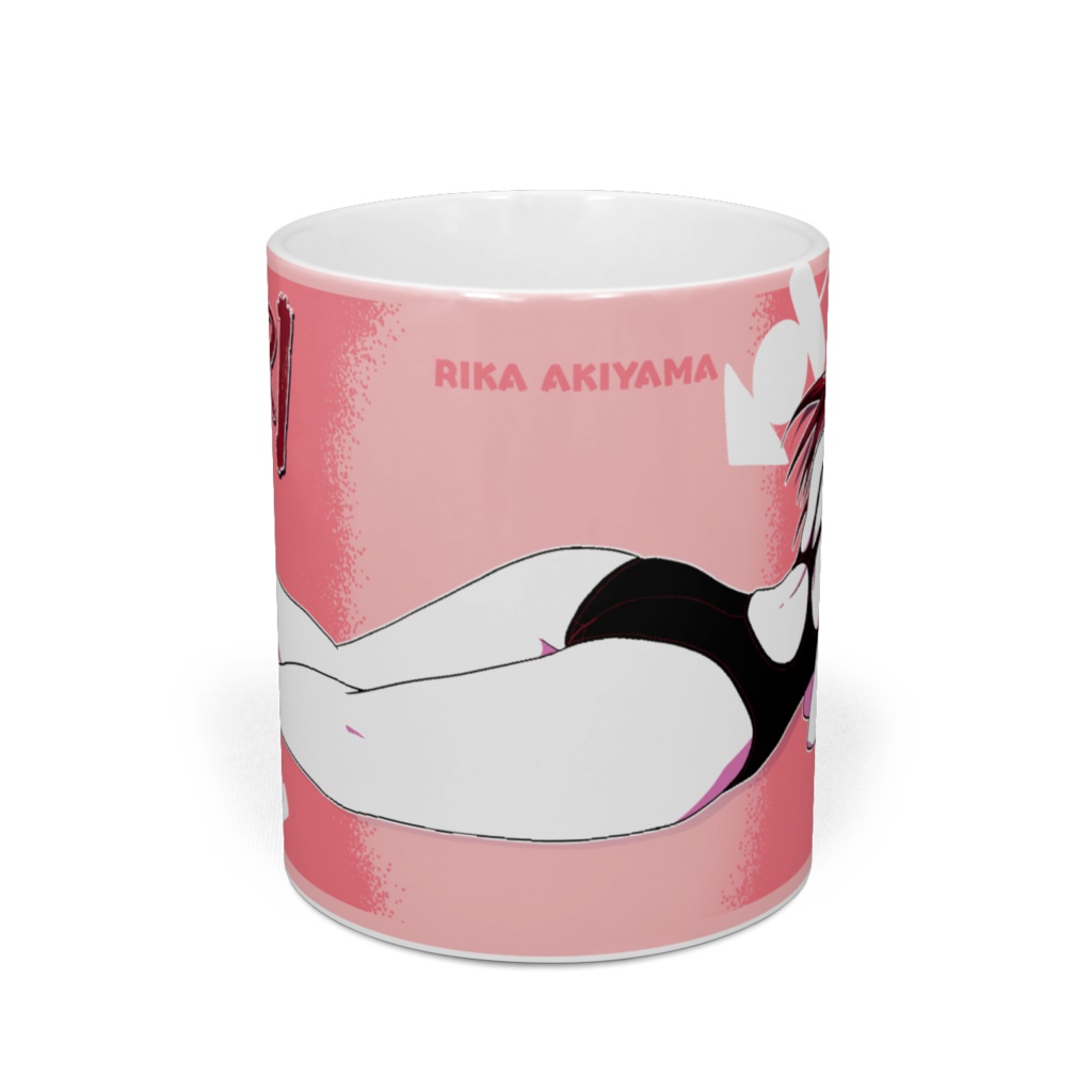 秋山理華 競泳水着マグカップ