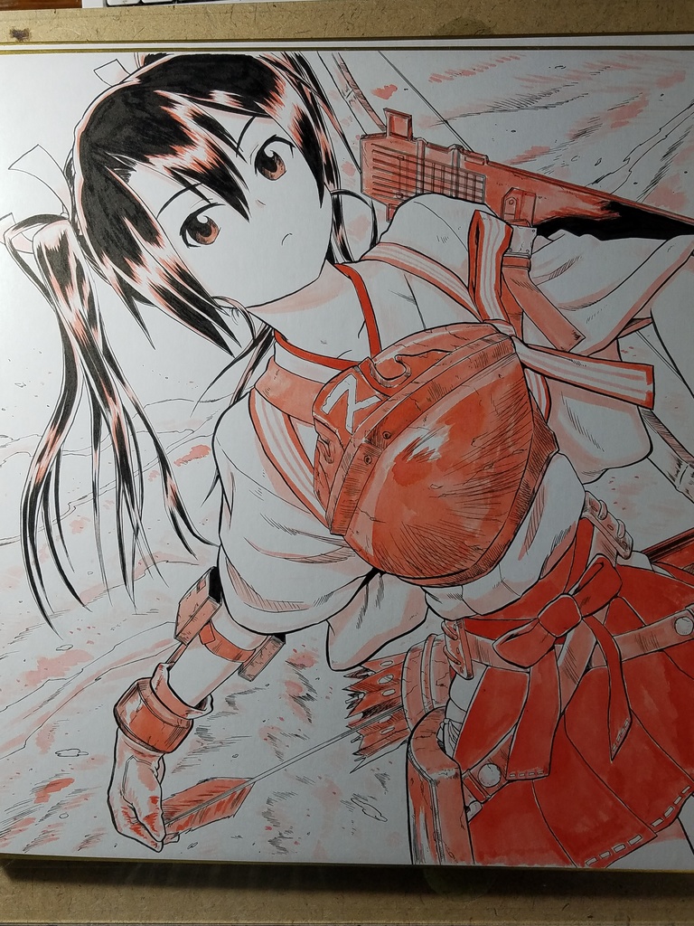 艦これ　瑞鶴　色紙