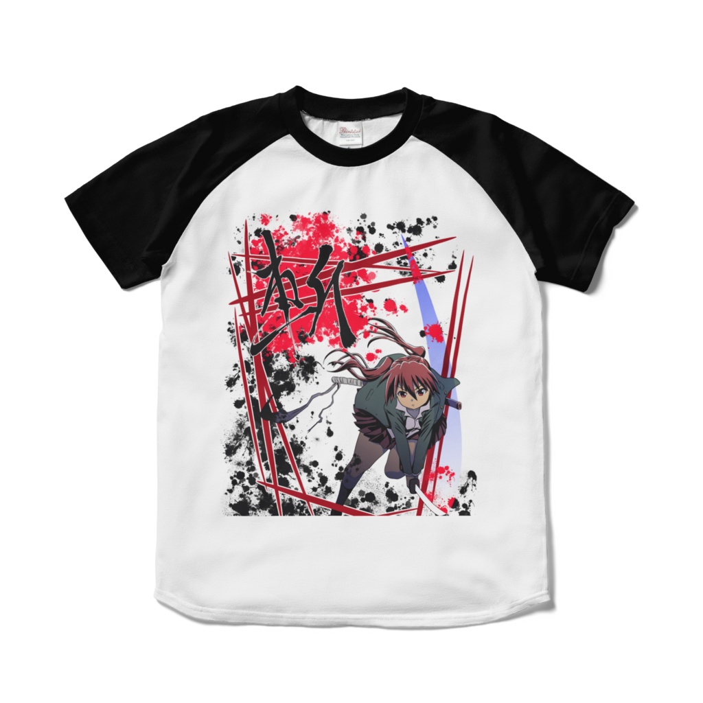 秋山理華 斬ラグランTシャツ