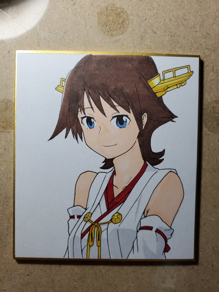 艦これ　比叡　色紙