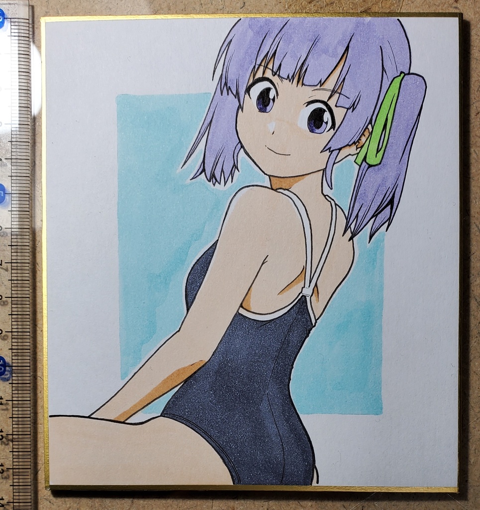 艦これ　大潮　色紙
