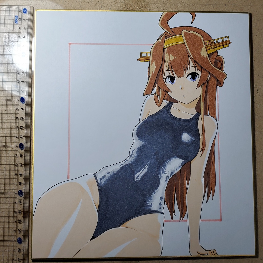 艦これ　お姉ちゃん競泳水着　色紙