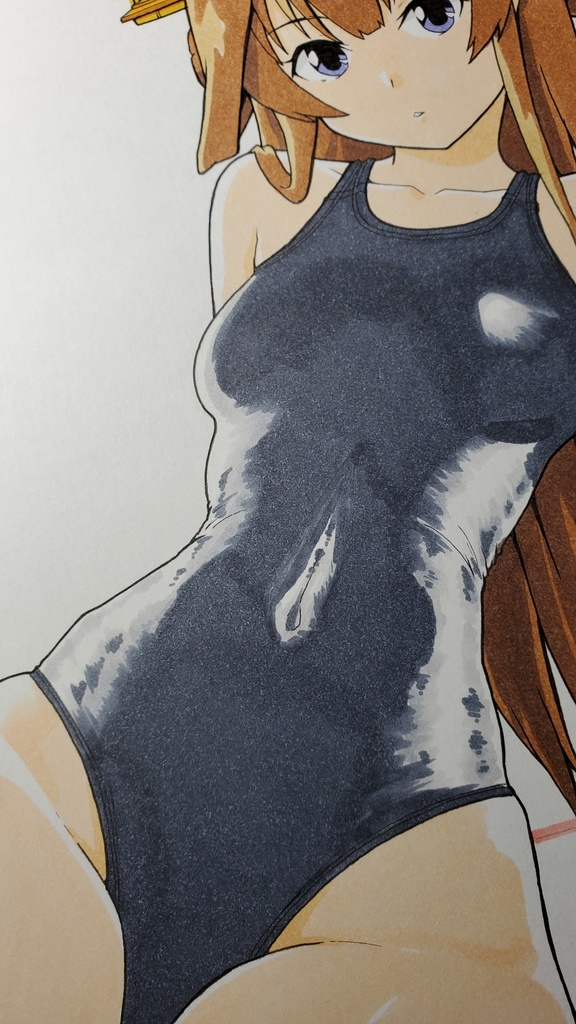 艦これ お姉ちゃん競泳水着 色紙