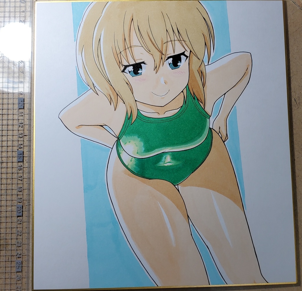 色紙　青葉モカ