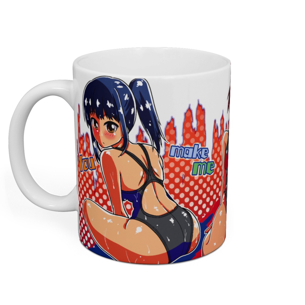 ONIGIRI 競泳水着マグカップ「いつも一緒さ」