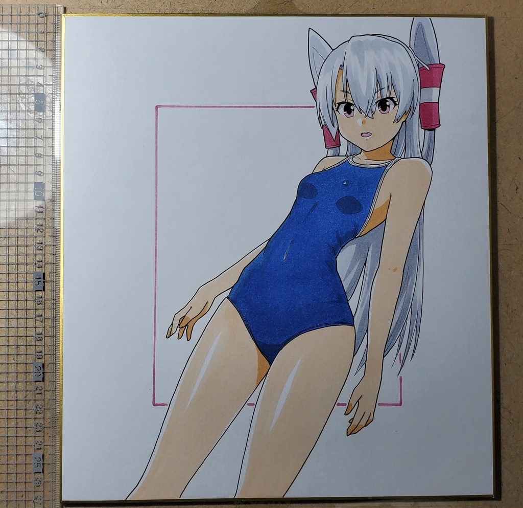 天津風　色紙
