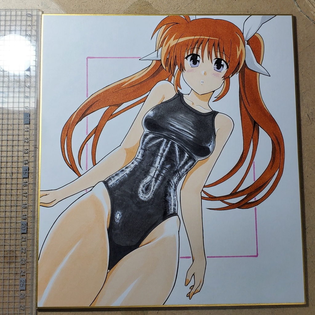 競泳水着なの　色紙