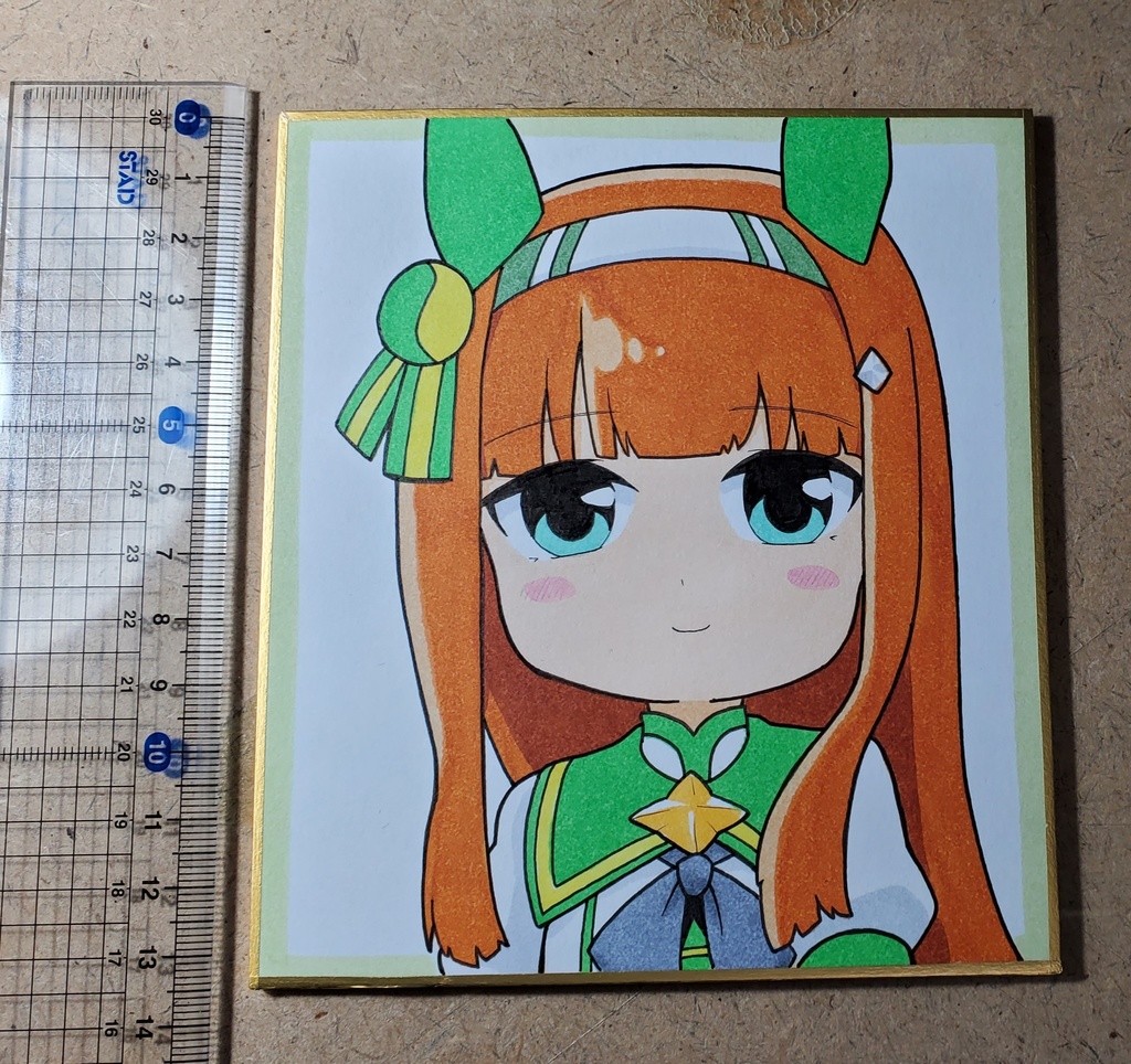 スズカさん　色紙
