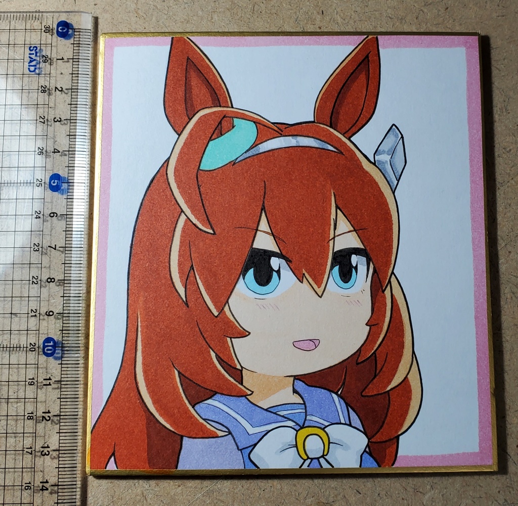 ブルボンさん　色紙