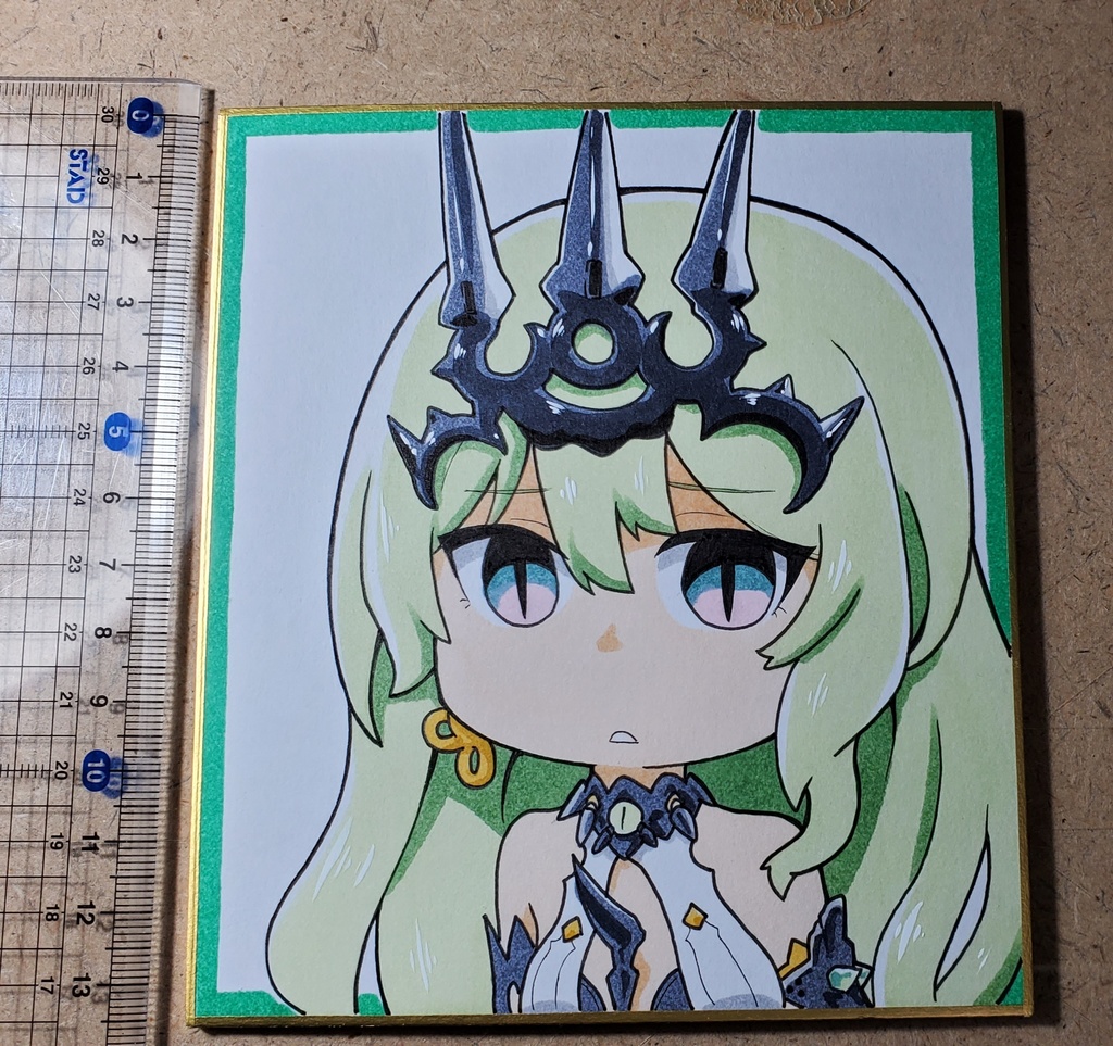 メビウス博士　色紙