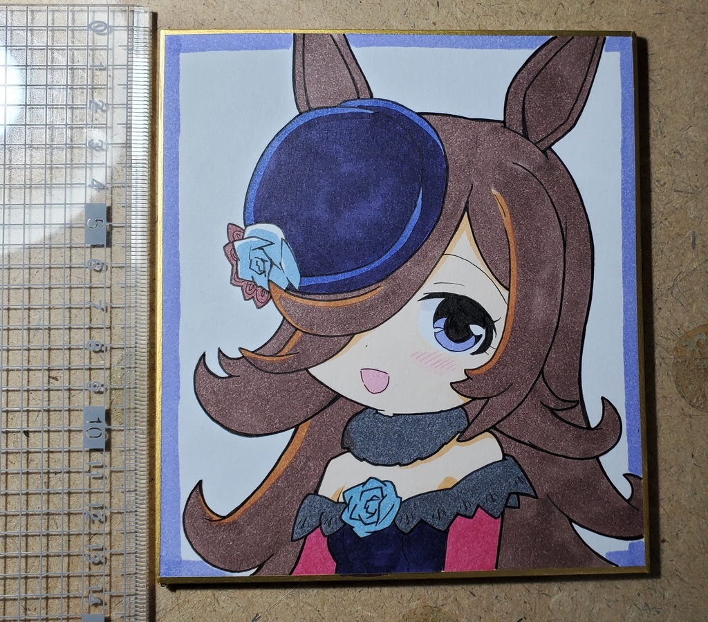 ライスちゃん　色紙