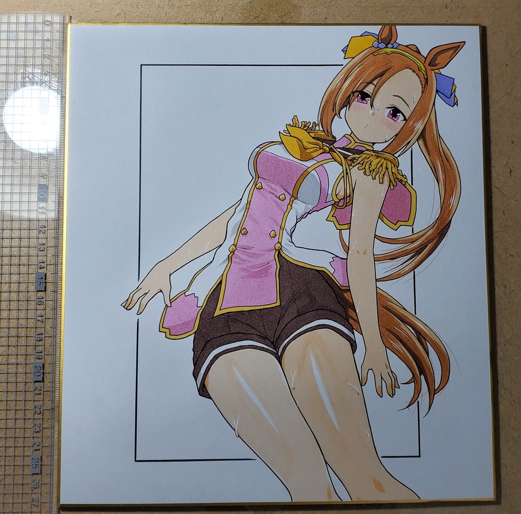 サクラバクシンオーさん　色紙