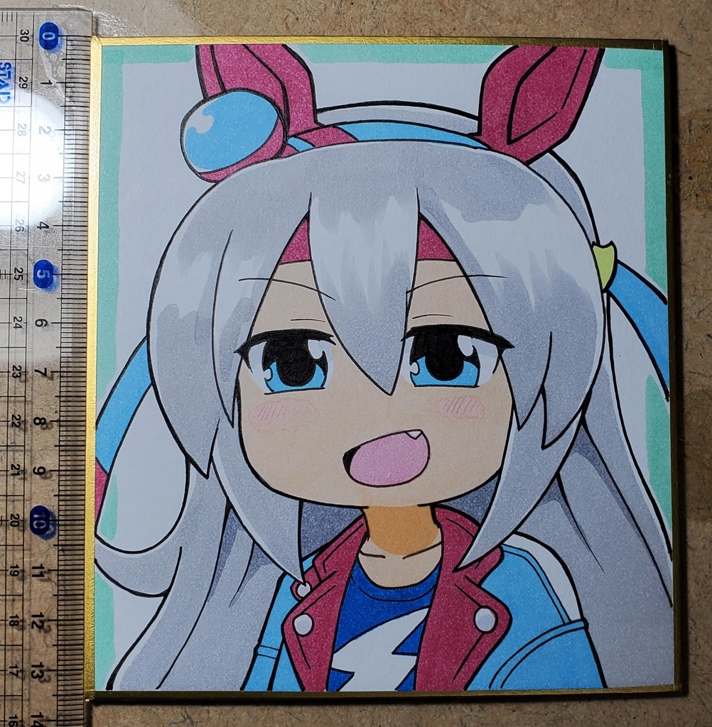 タマちゃん　色紙