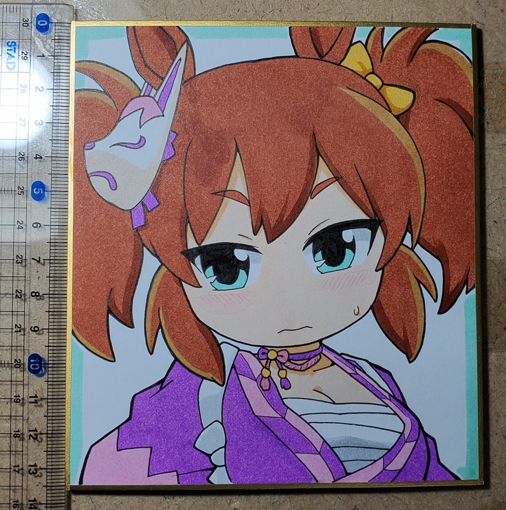 イナリさん　色紙