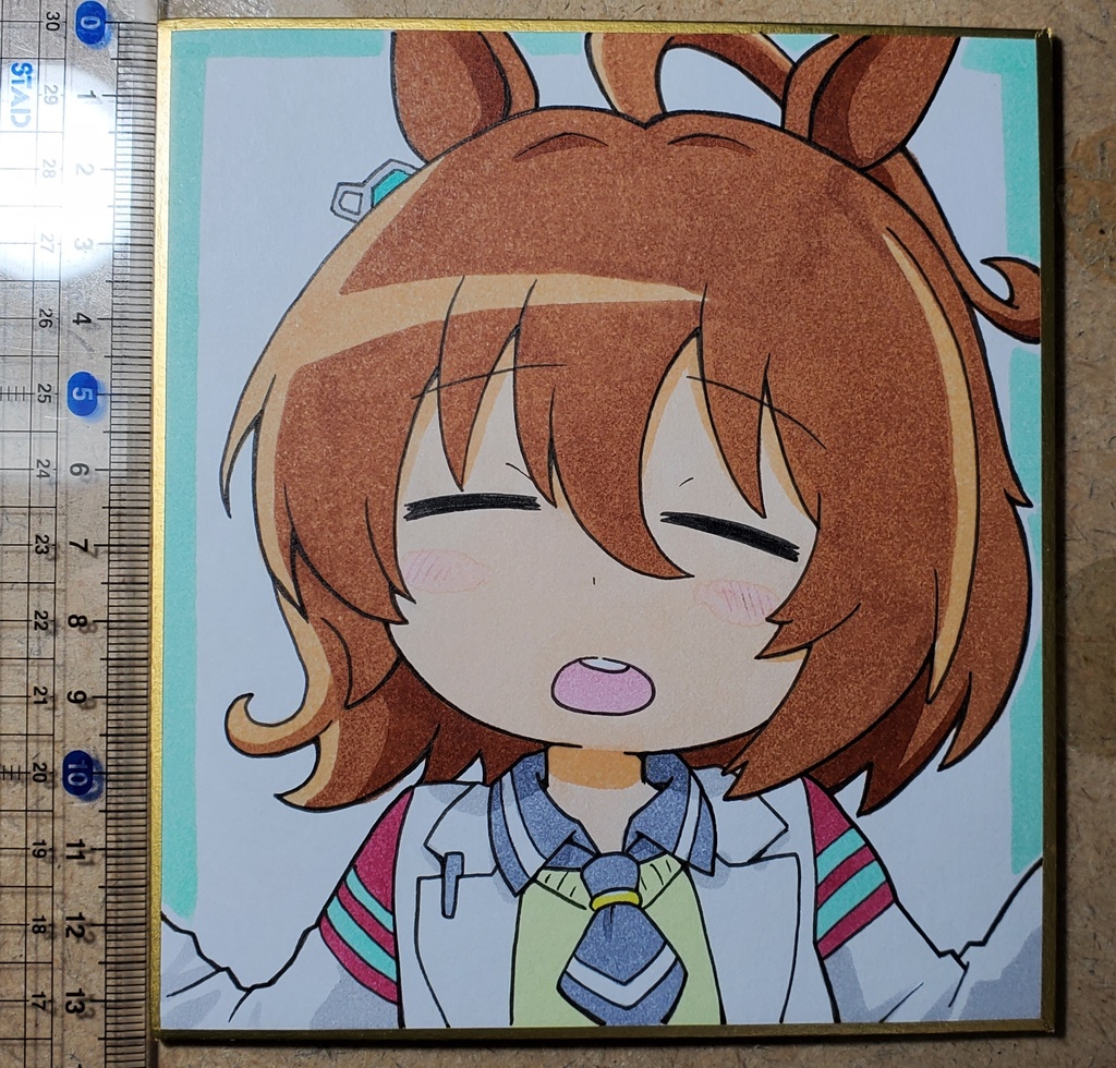 タキオンさん　色紙