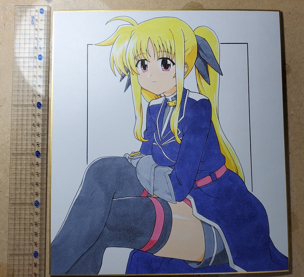 フェイトさん　色紙