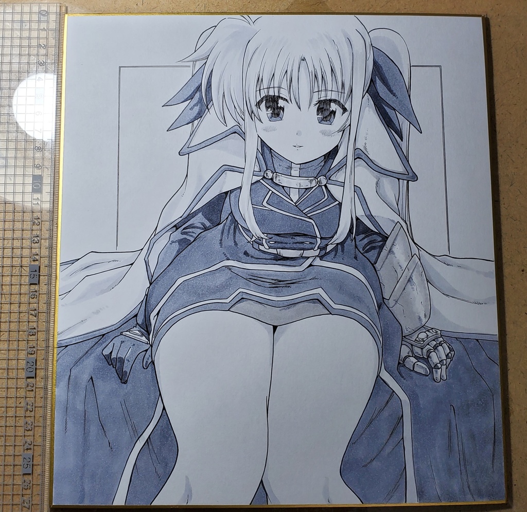 フェイト・T・ハラオウン　色紙