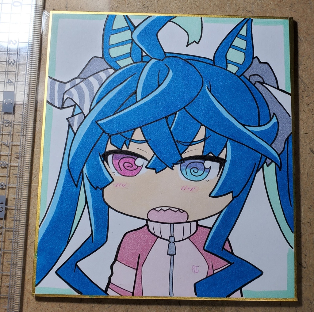 ターボさん　色紙