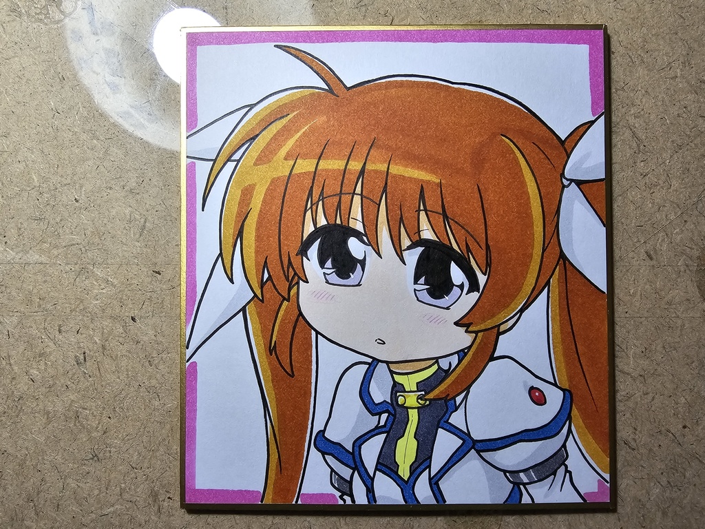 なのはさん　色紙