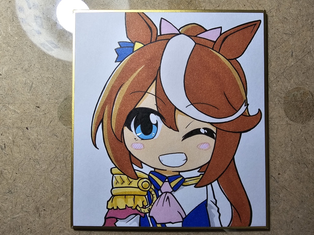 テイオーさん　色紙