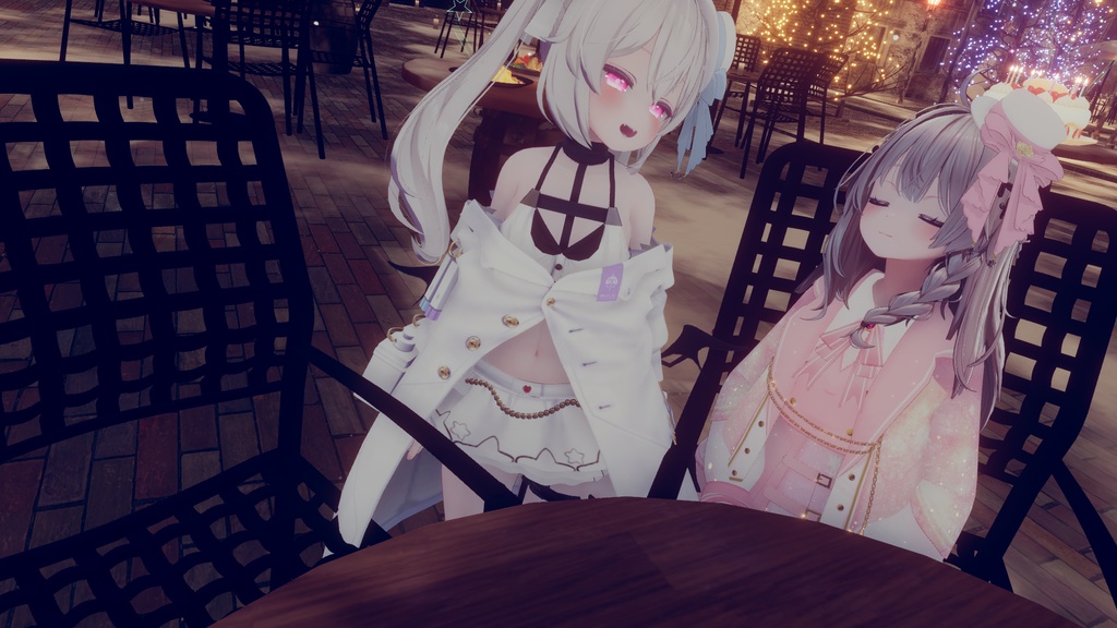 【VRChat想定 / MA設定済み】"Starlit Roses" ミニハット