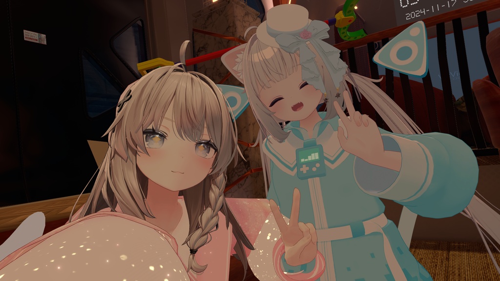 【VRChat想定 / MA設定済み】"Starlit Roses" ミニハット