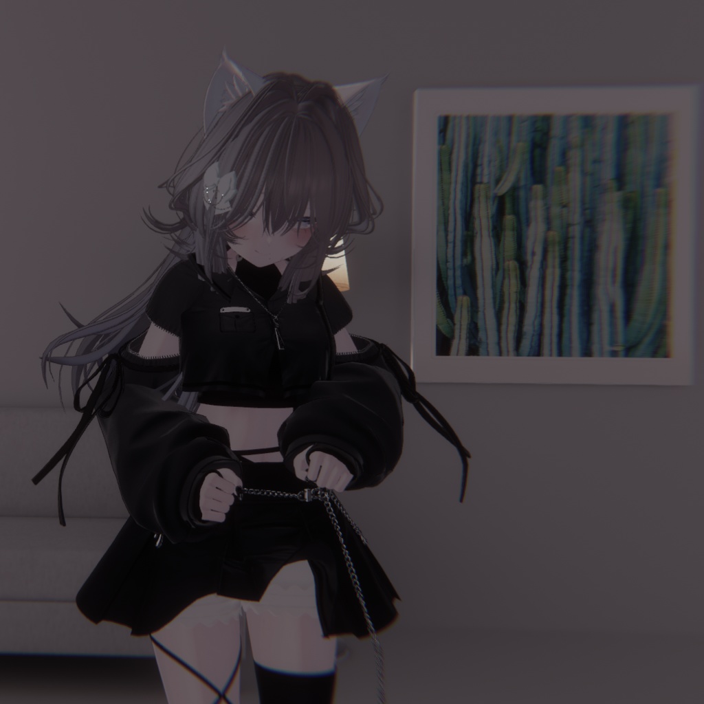 【VRChat想定 / MA設定済み】ScallopFrillPettipants