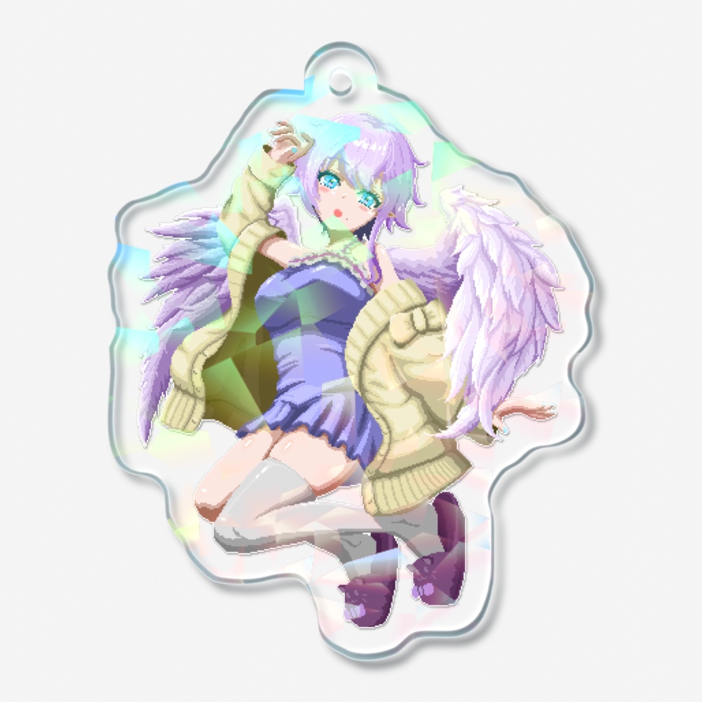 まりんちゃんホログラムアクリルキーホルダー