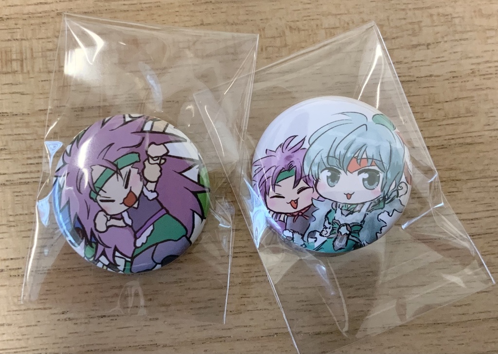 大戦 関興＆張苞 缶バッジ