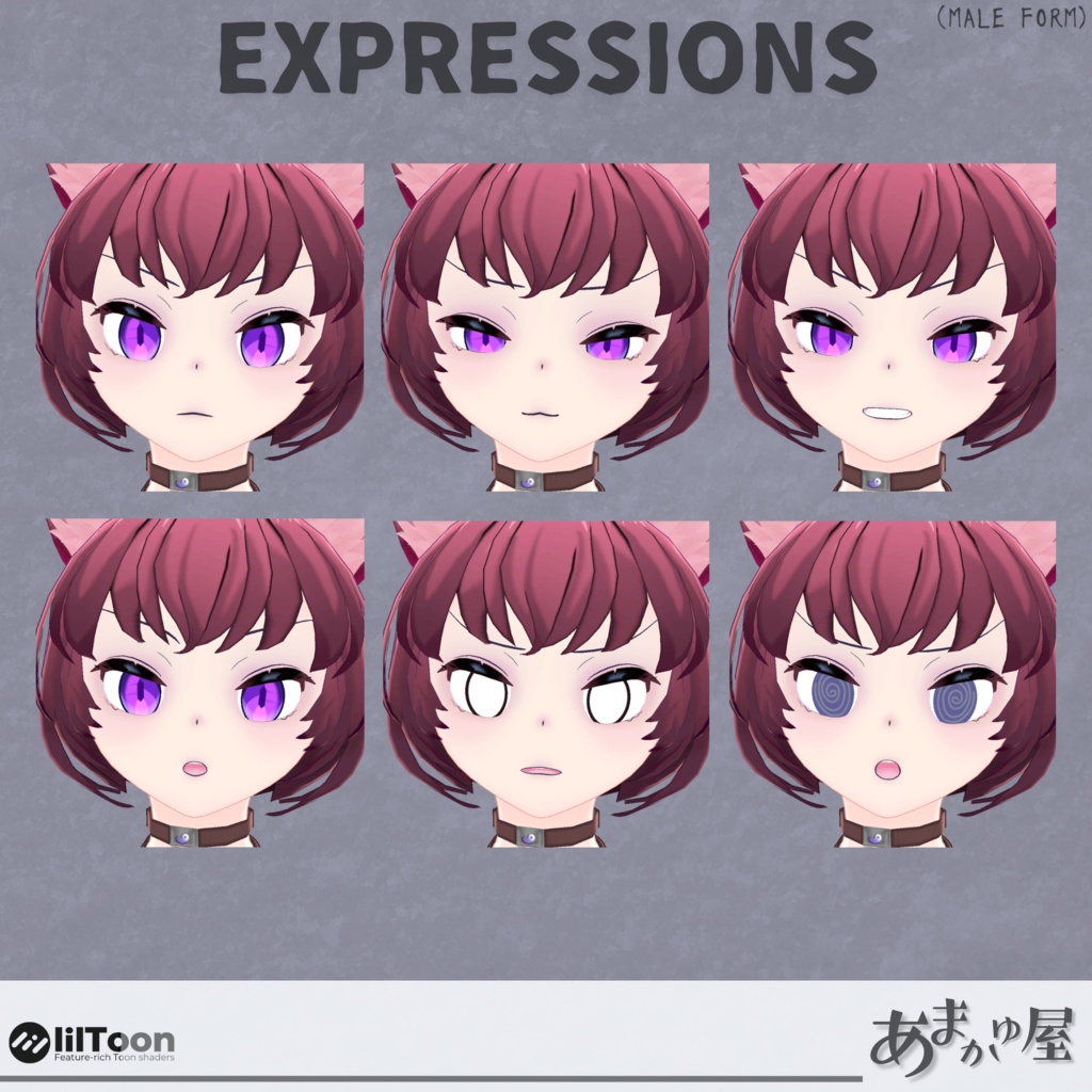 「狐璃」オリジナル3Dモデル