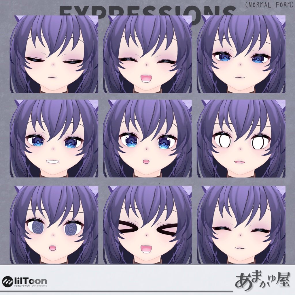 「狐璃」オリジナル3Dモデル