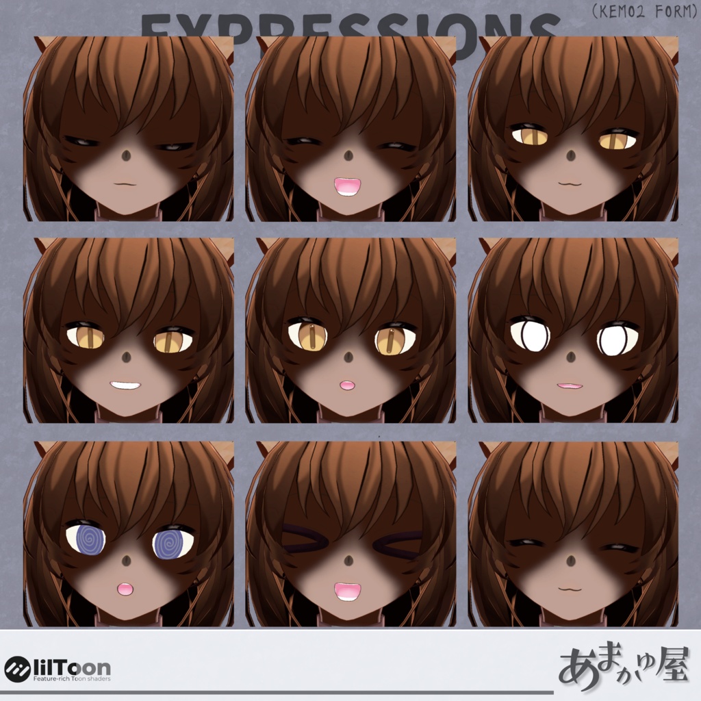 「狐璃」オリジナル3Dモデル