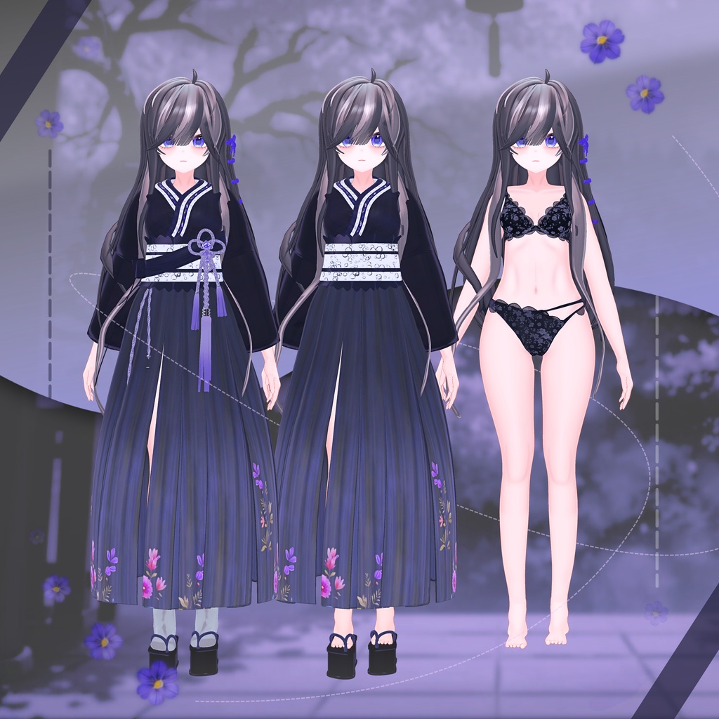 「清蓮」オリジナル3Dモデル