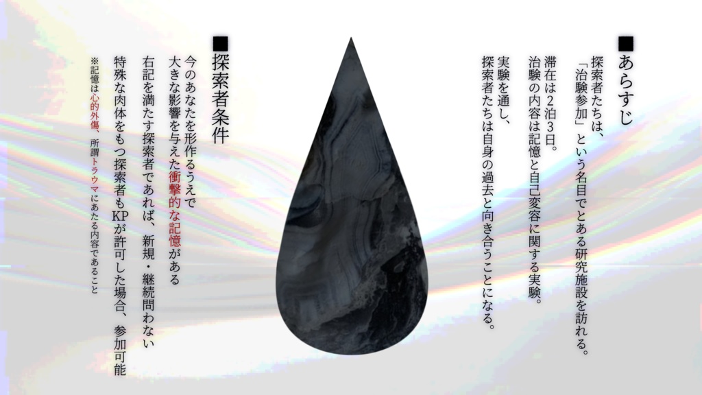 クトゥルフ神話TRPG「黒瑪瑙の祈り」【SPLL:E192472】