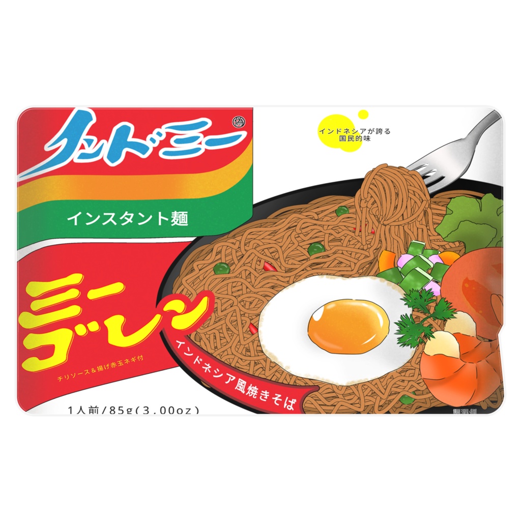 INDOMIE ICステッカー