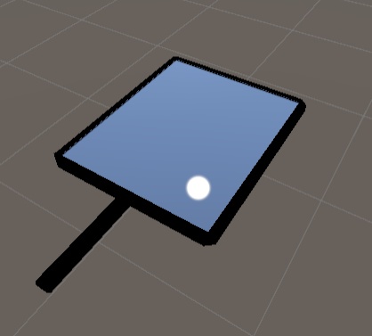 Handheld Mirror with toggle
