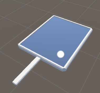 Handheld Mirror with toggle