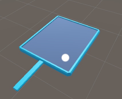 Handheld Mirror with toggle