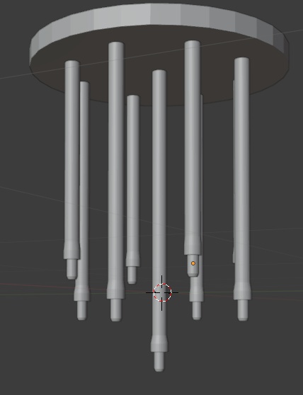 Smol Beans Optimized Hanging Chandelier's 3 variations