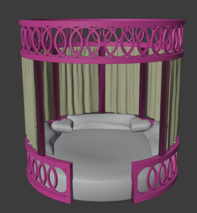 Fancy Circle Bed
