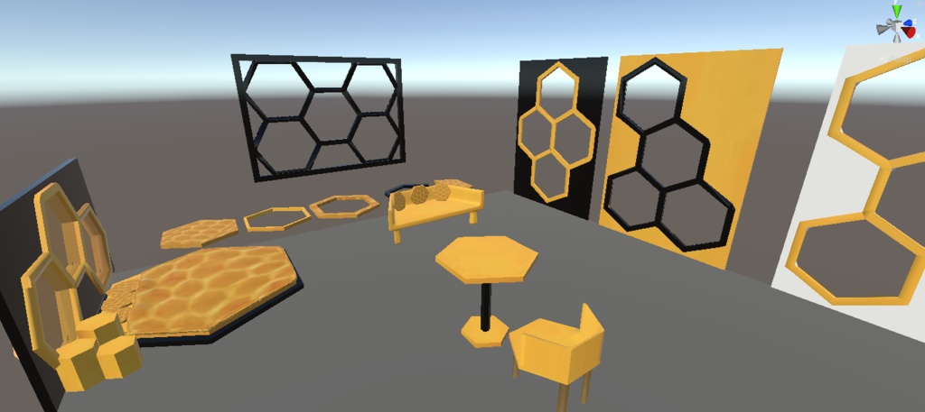 Honey comb furniture set