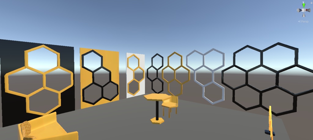 Honey comb furniture set