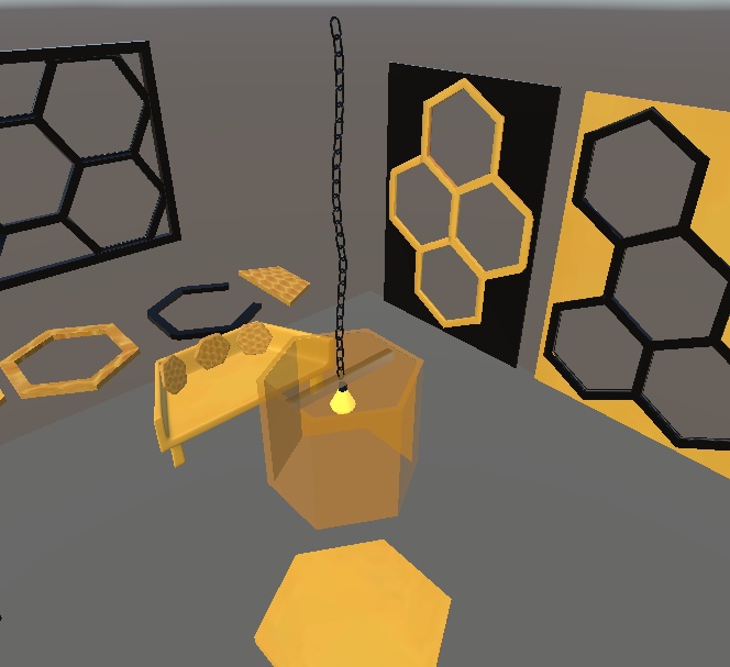 Honey comb furniture set