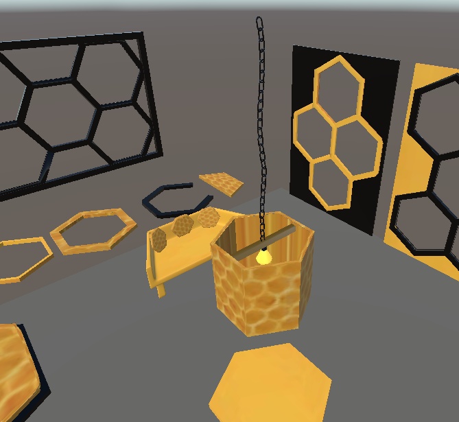 Honey comb furniture set