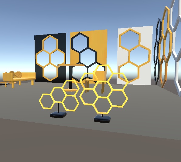 Honey comb furniture set