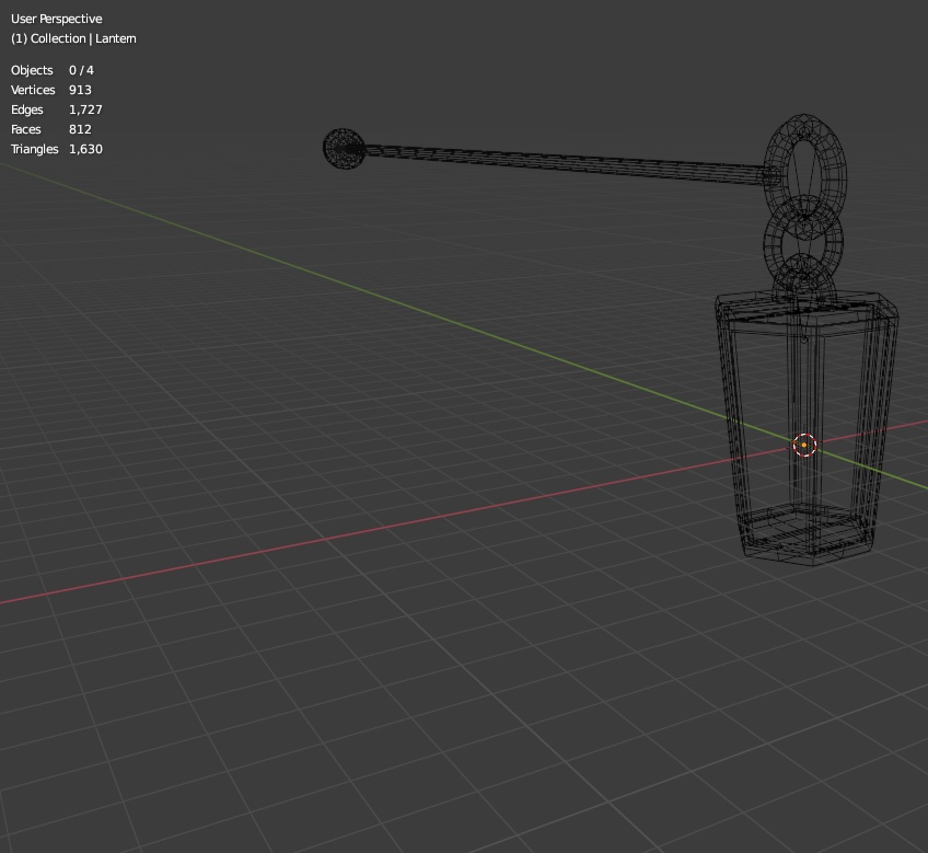 Lantern Staff with physics