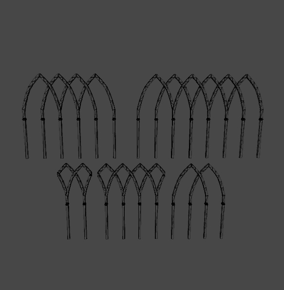 Arch Railing or Banisters