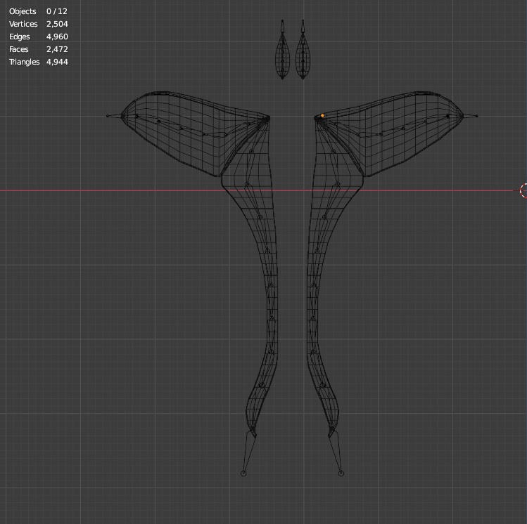 Lunar Moth Wings and Attenea